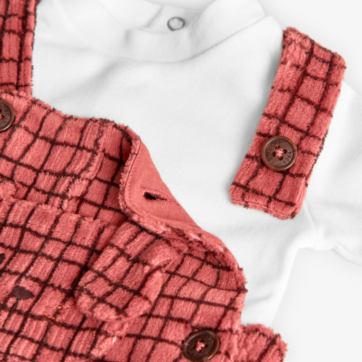 Overol Cuadros Boboli Sueños de Otoño Terracota