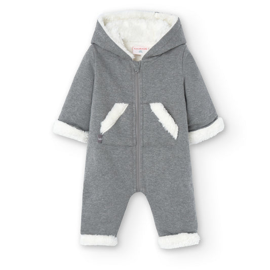 Jumper Boboli Dots y Dinos Gris 12M