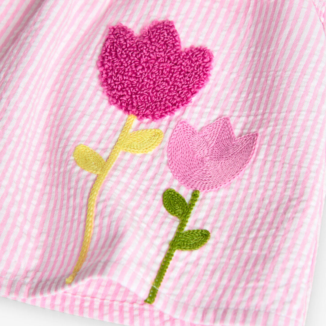 Vestido con Calzon Boboli Tulipanes Rosa