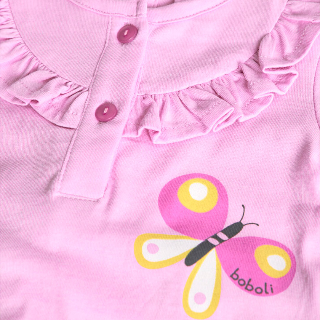 Pijama Boboli Tulipanes Rosa