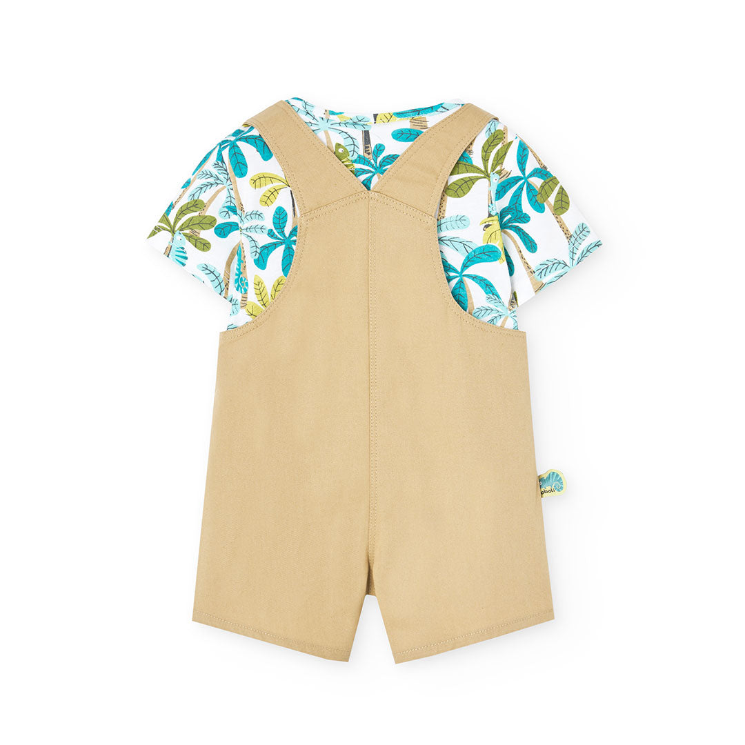 Overol con Camiseta Boboli Naturaleza Verde