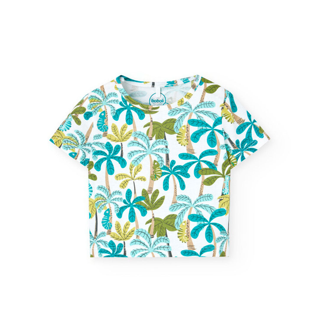 Overol con Camiseta Boboli Naturaleza Verde