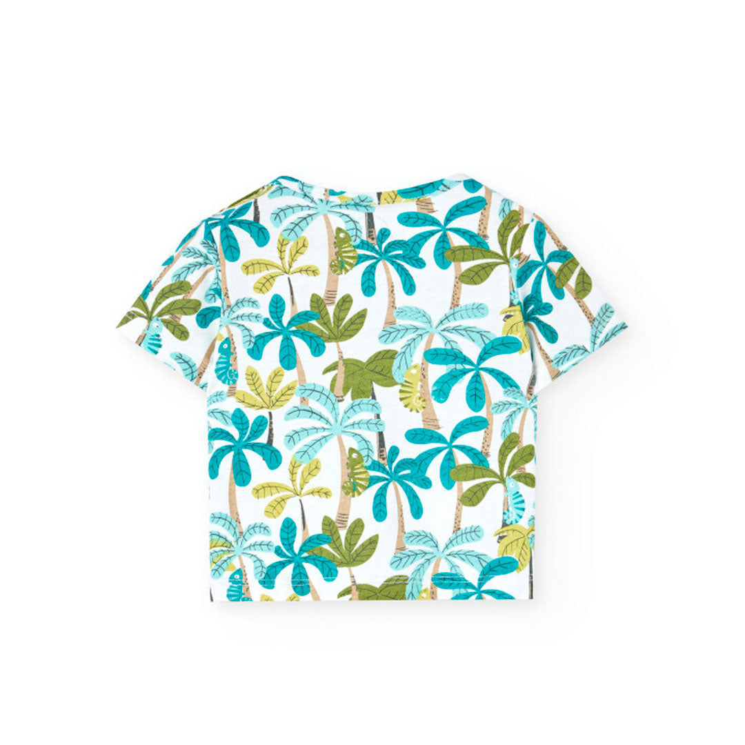Overol con Camiseta Boboli Naturaleza Verde