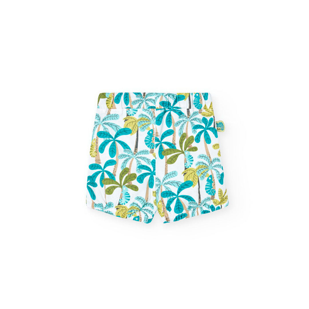 Conjunto Camiseta y Shorts Boboli Naturaleza Verde