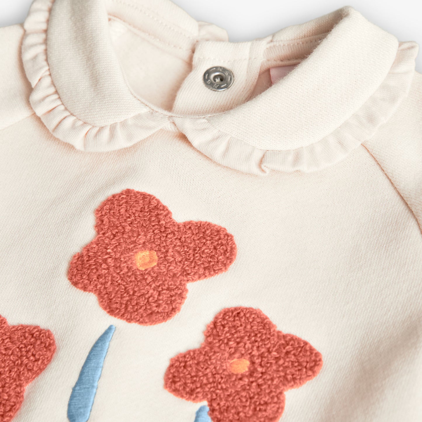 Conjunto Pana Boboli Flores Crudo