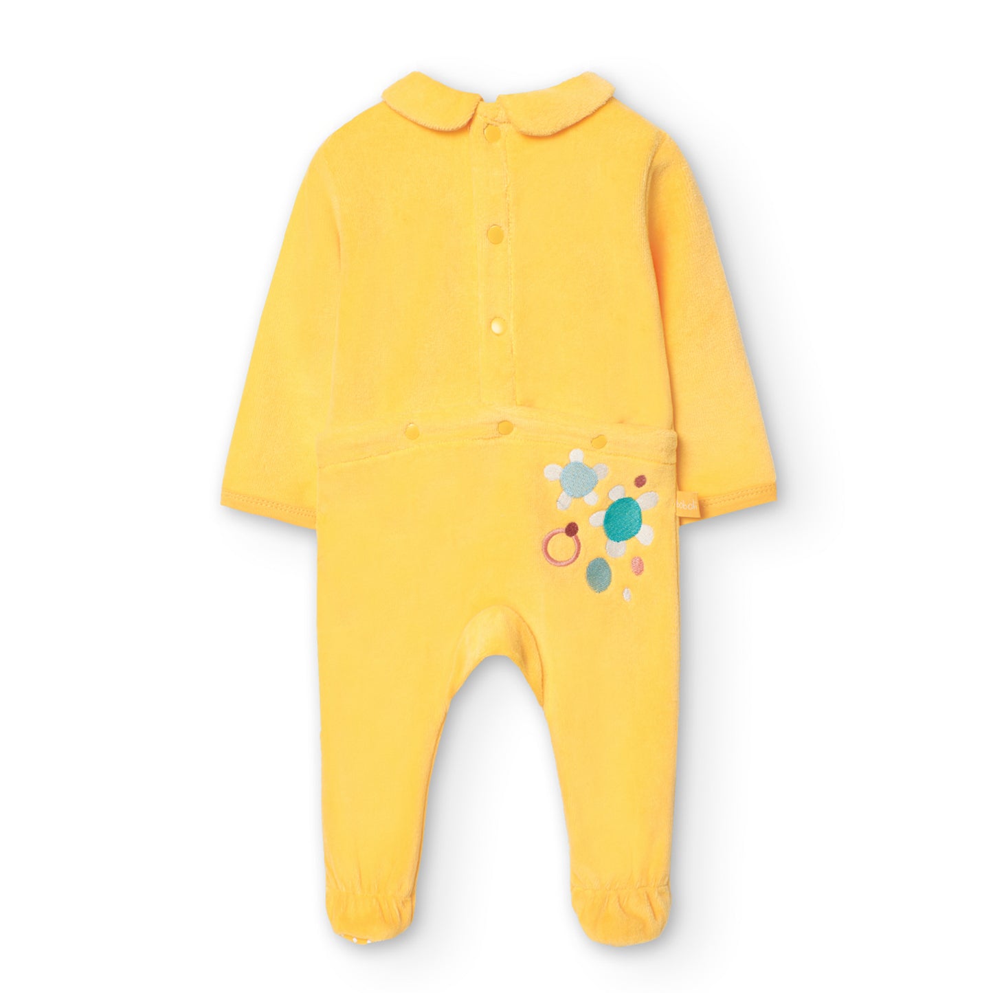 Pijama Terciopelo Boboli Dots y Dinos Ambar