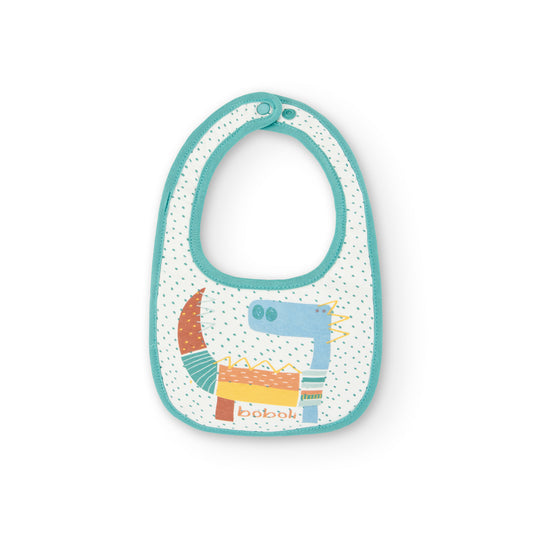 Babero Boboli Dots y Dinos Opalo