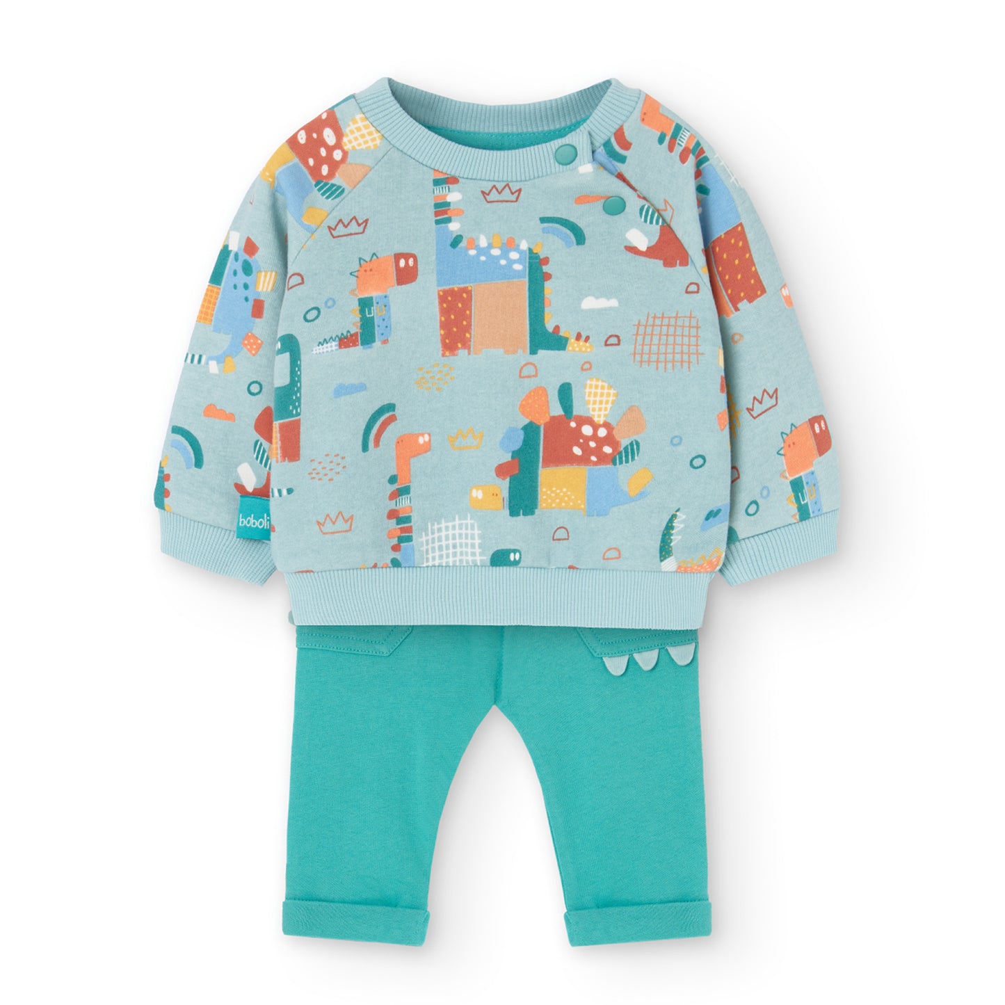 Conjunto Boboli Dots y Dinos Opalo