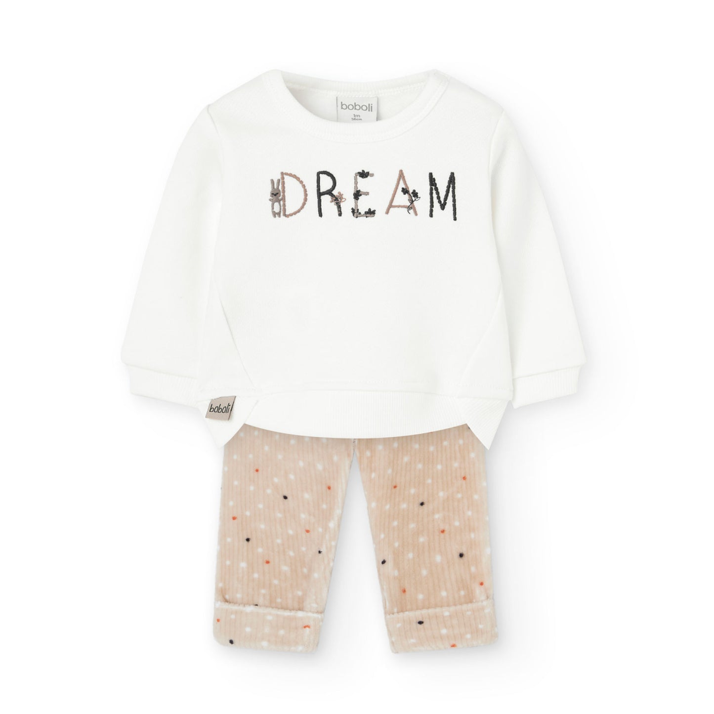 Conjunto Boboli Estampado Topos