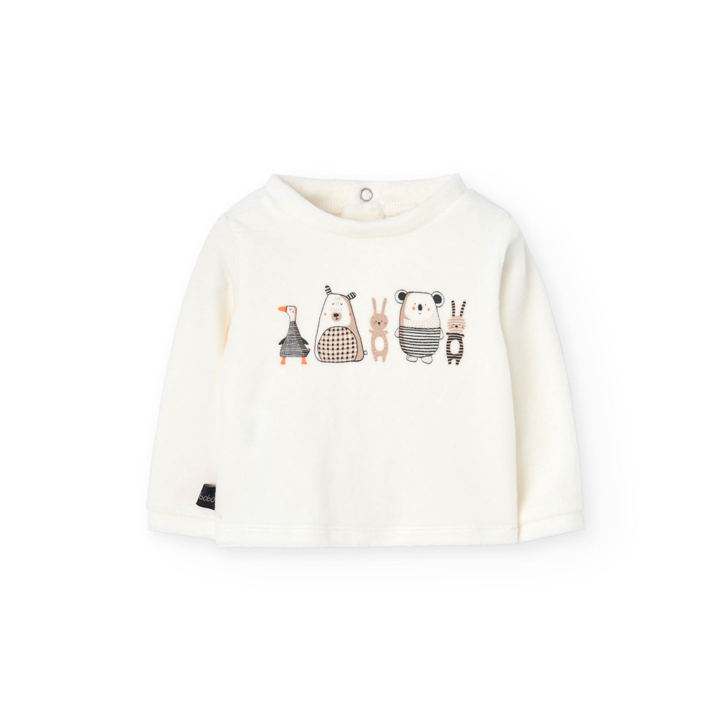 Conjunto Estampado Boboli Animales Blanco