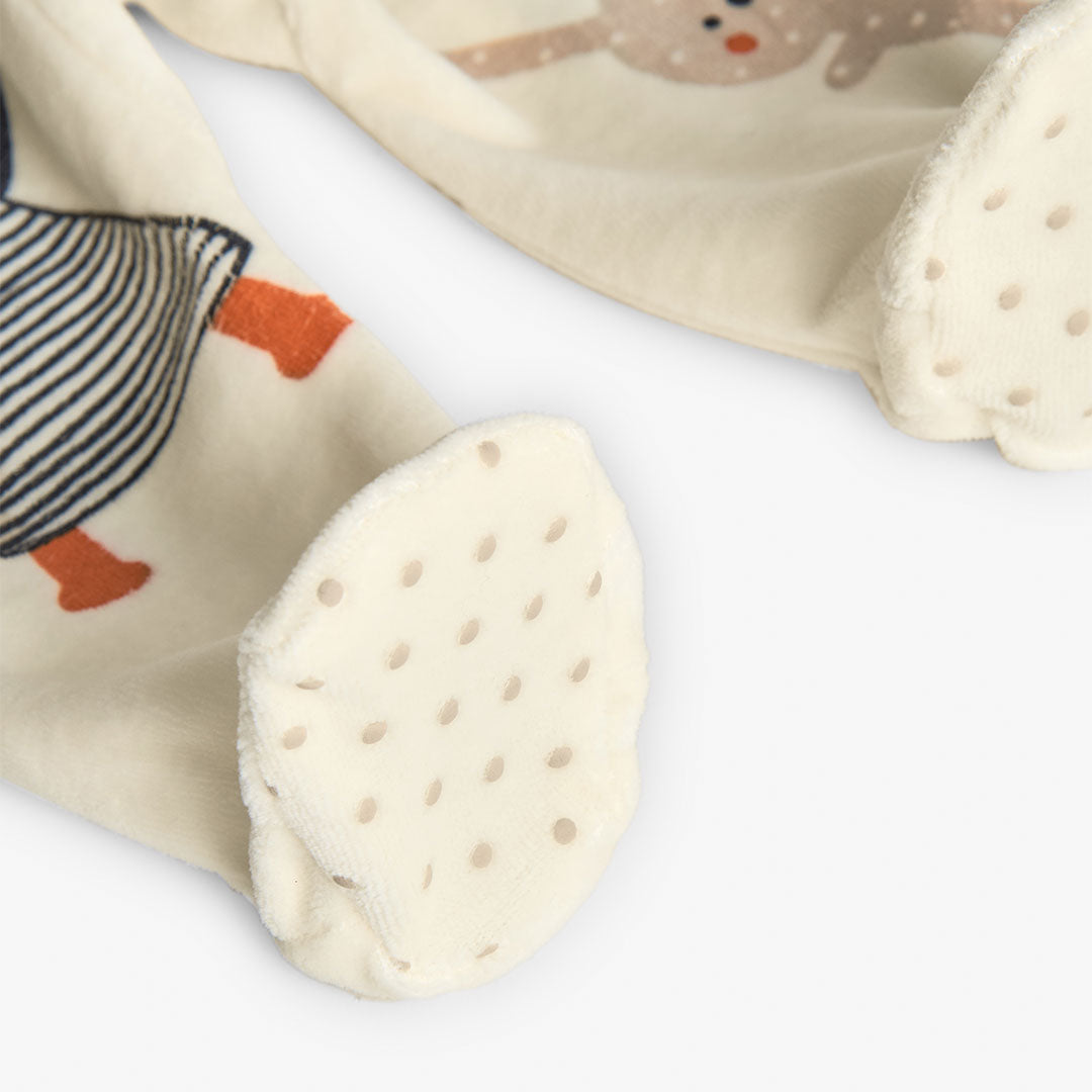 Pijama Terciopelo Boboli Doudou Quack Ivory