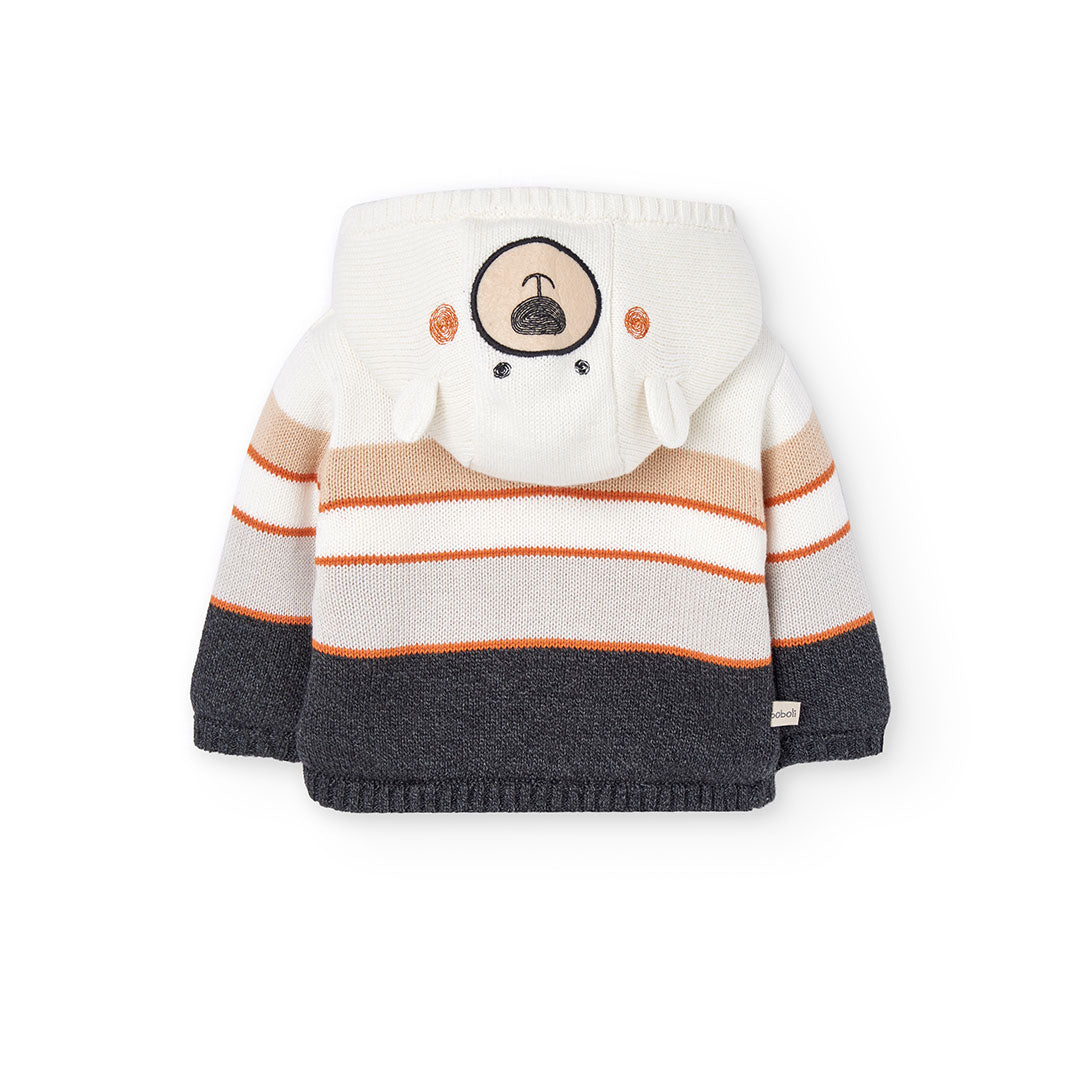 Sweater Abrigado Boboli Doudou Rayas