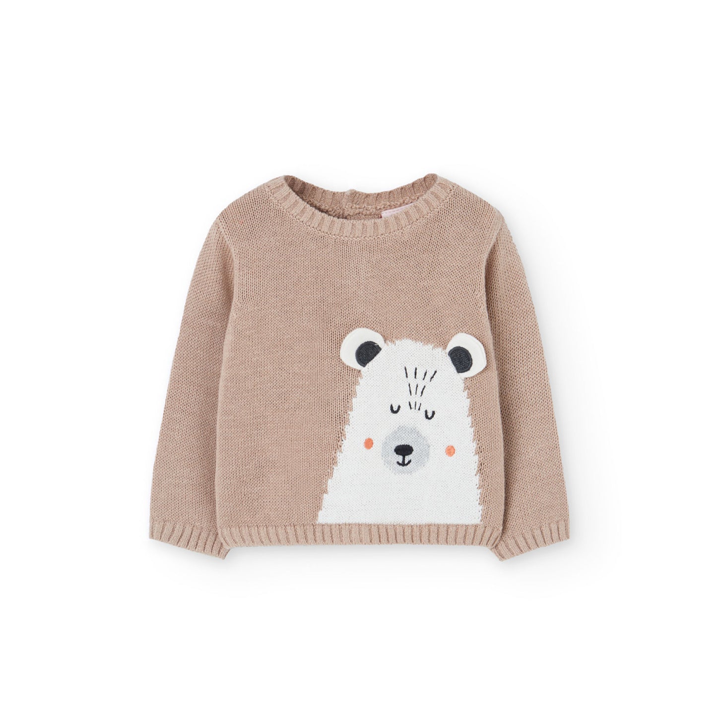 Conjunto Tejido Boboli Oso Polar Beige