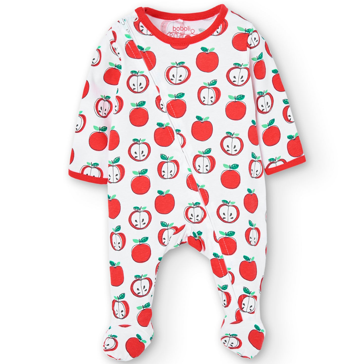 Pijama con Cremallera Boboli Manzanitas