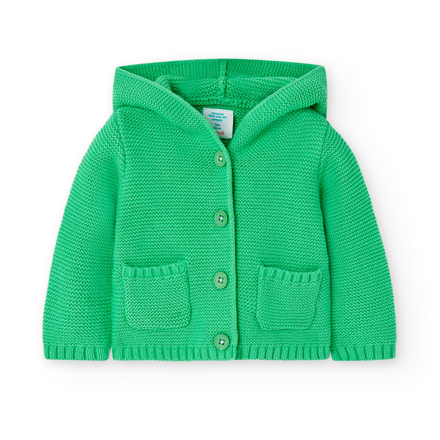 Sweater con Capucha Boboli Verde