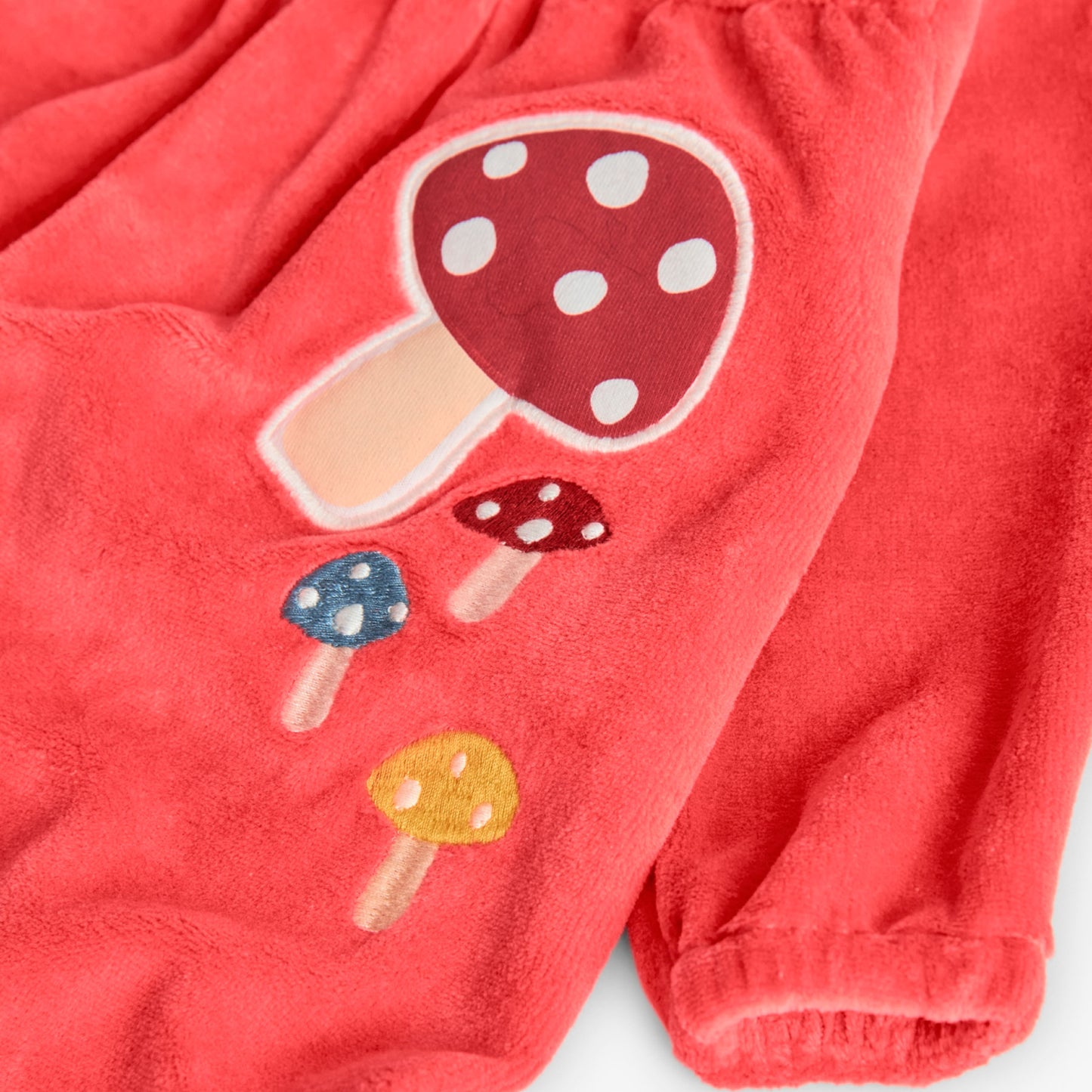 Pijama Terciopelo Boboli Hongos Coral