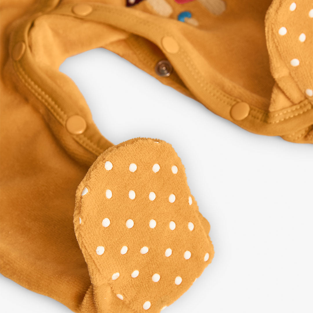 Pijama Terciopelo Boboli Bosque Mágico Amarillo