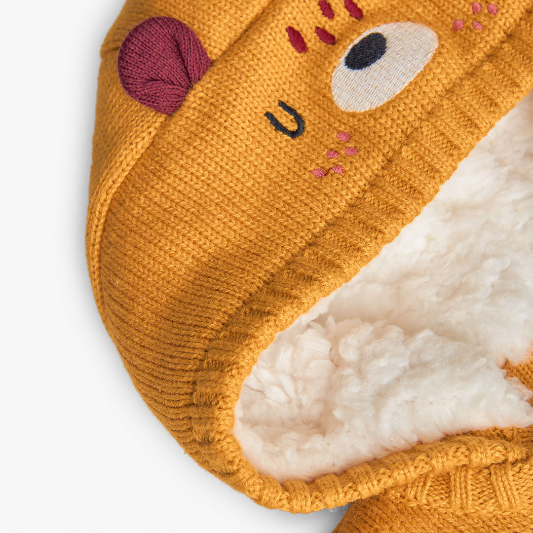 Sweater Abrigado Boboli Rayas Amarillo