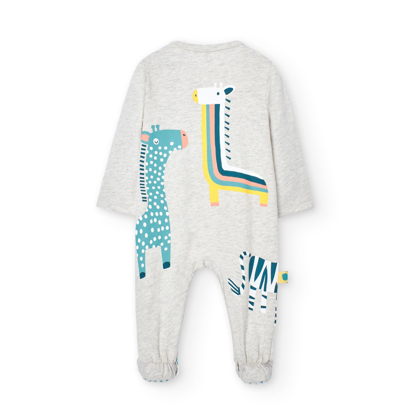 Pijama Boboli Dulces Jirafas Gris