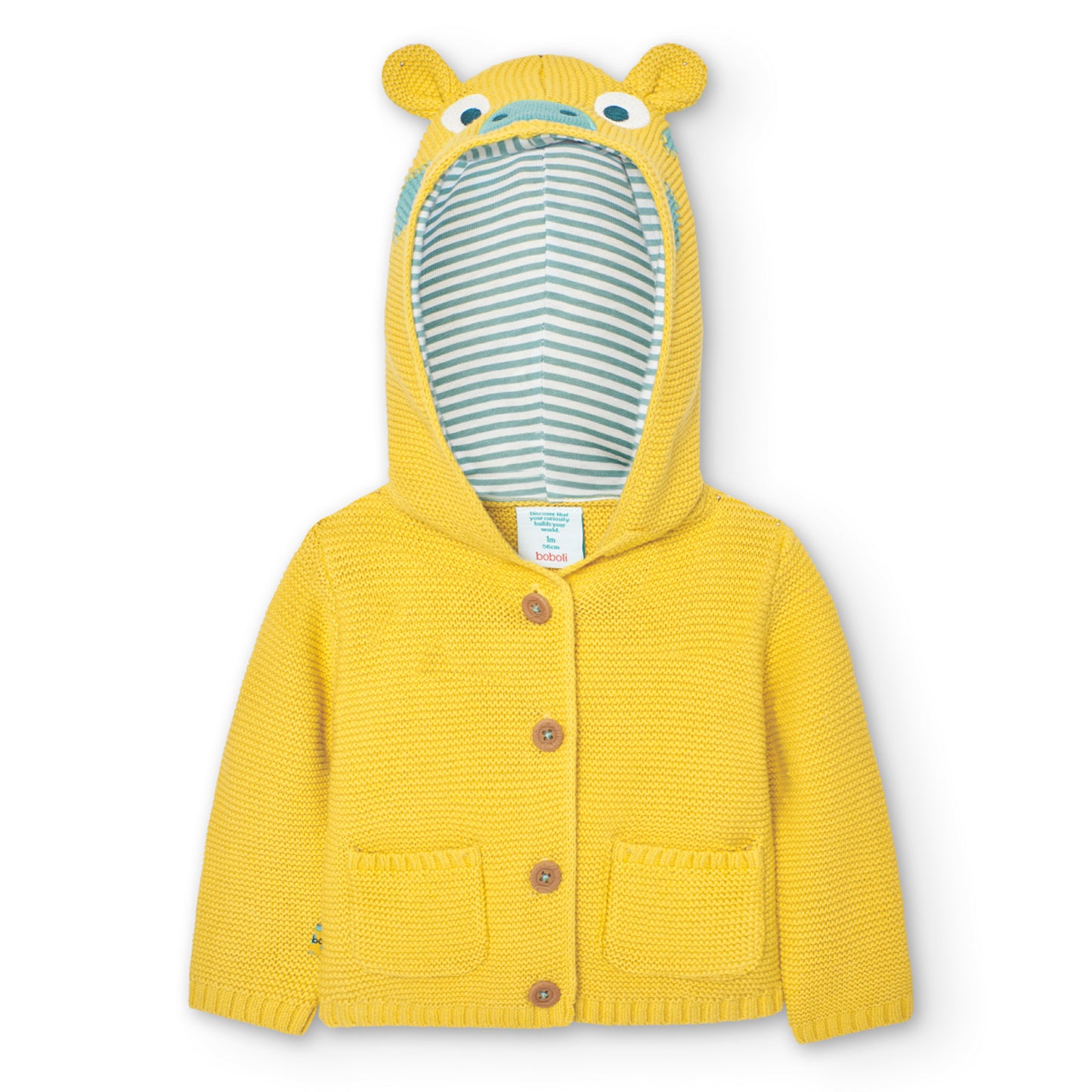 Sweater Boboli Dulces Jirafas Amarillo