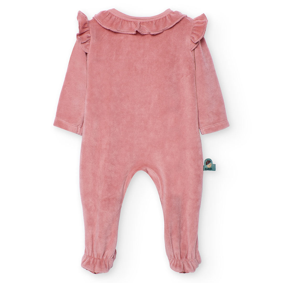 Pijama Terciopelo Boboli Bellota Dulce Rosa