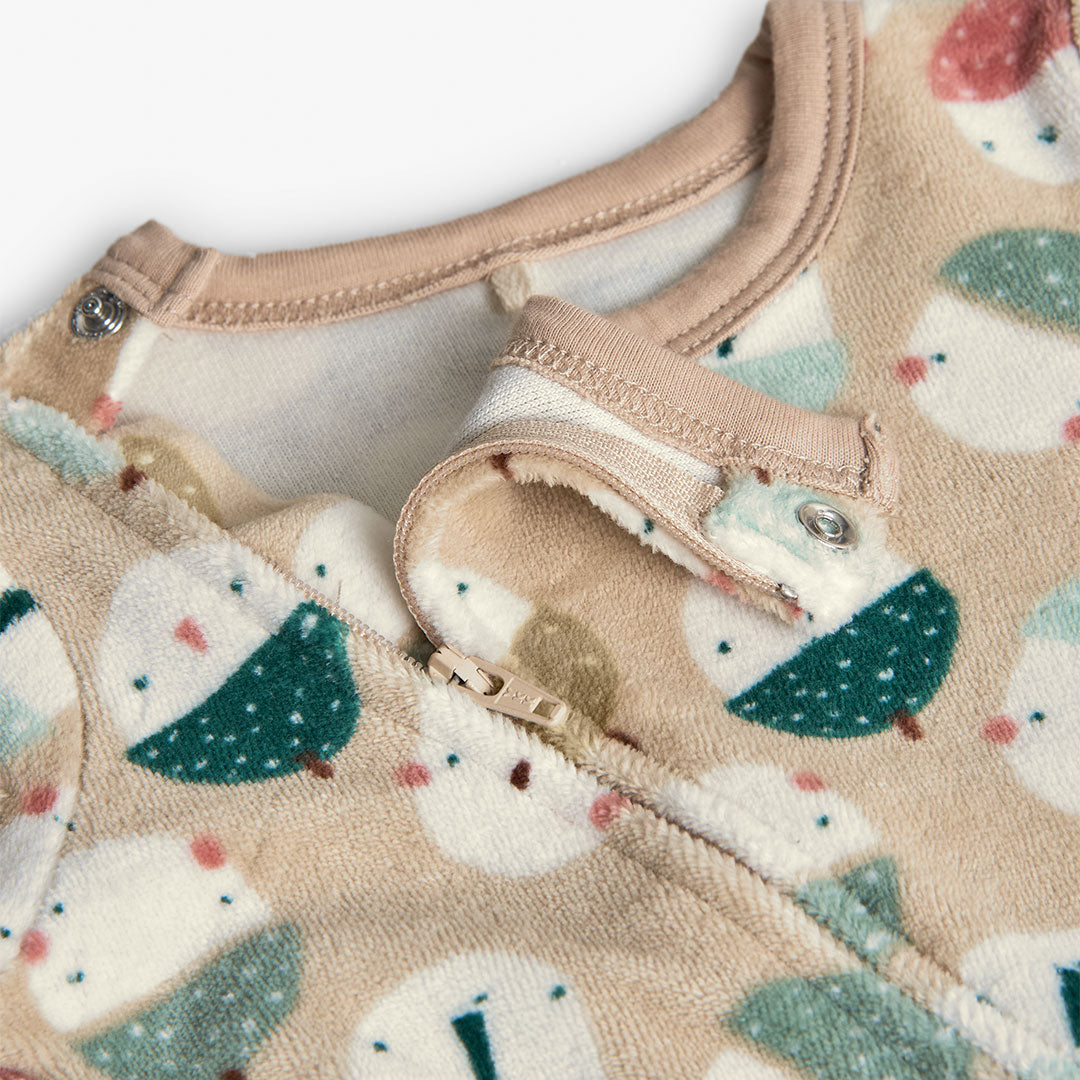 Pijama Terciopelo Boboli Estampado Bellotas