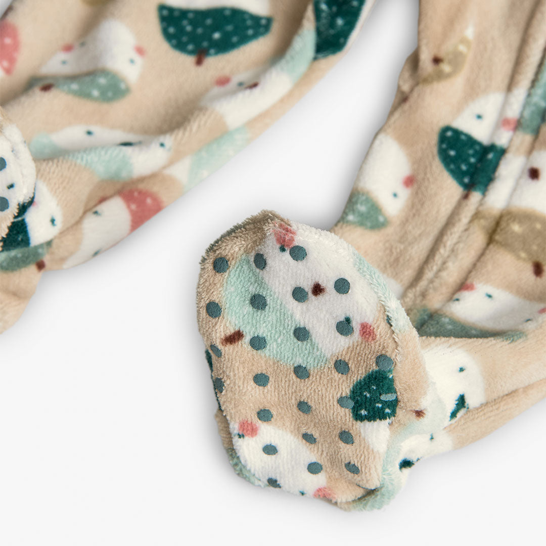 Pijama Terciopelo Boboli Estampado Bellotas