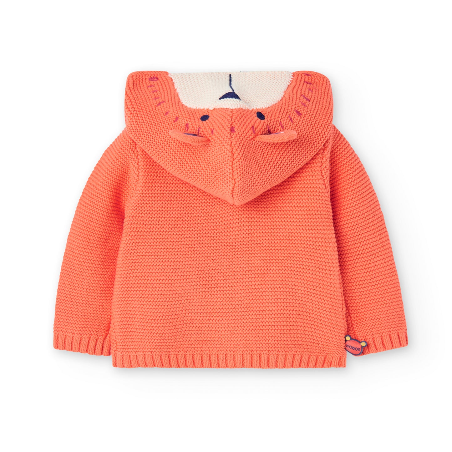 Sweater con Capucha Boboli Oso Naranja