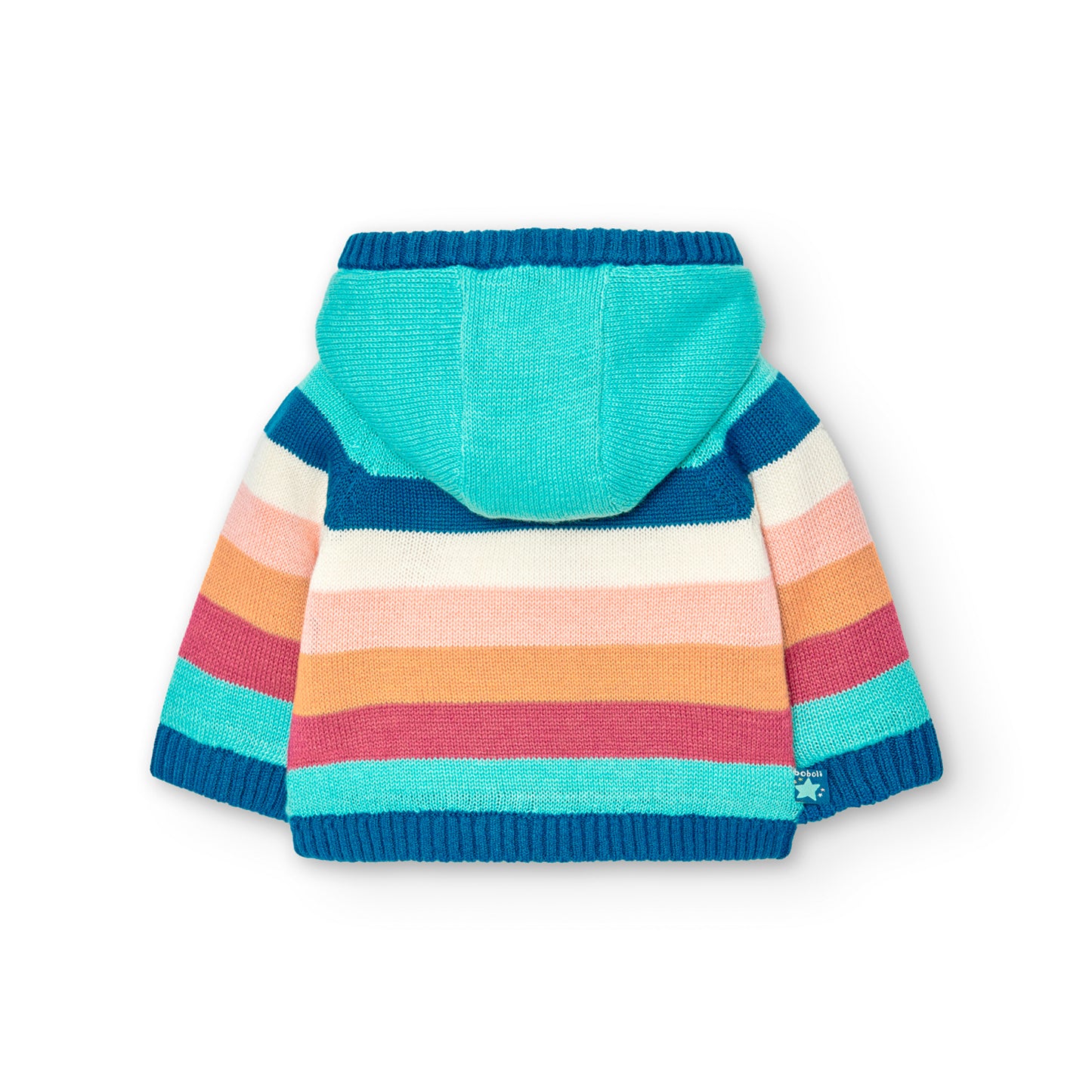 Sweater Abrigado Boboli Rayas y Planeta Azul