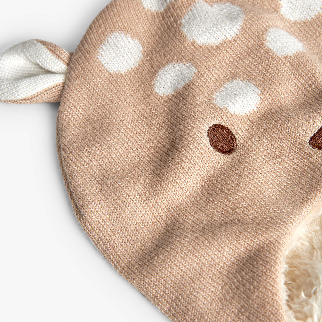 Gorro Tejido Boboli Ciervo Beige
