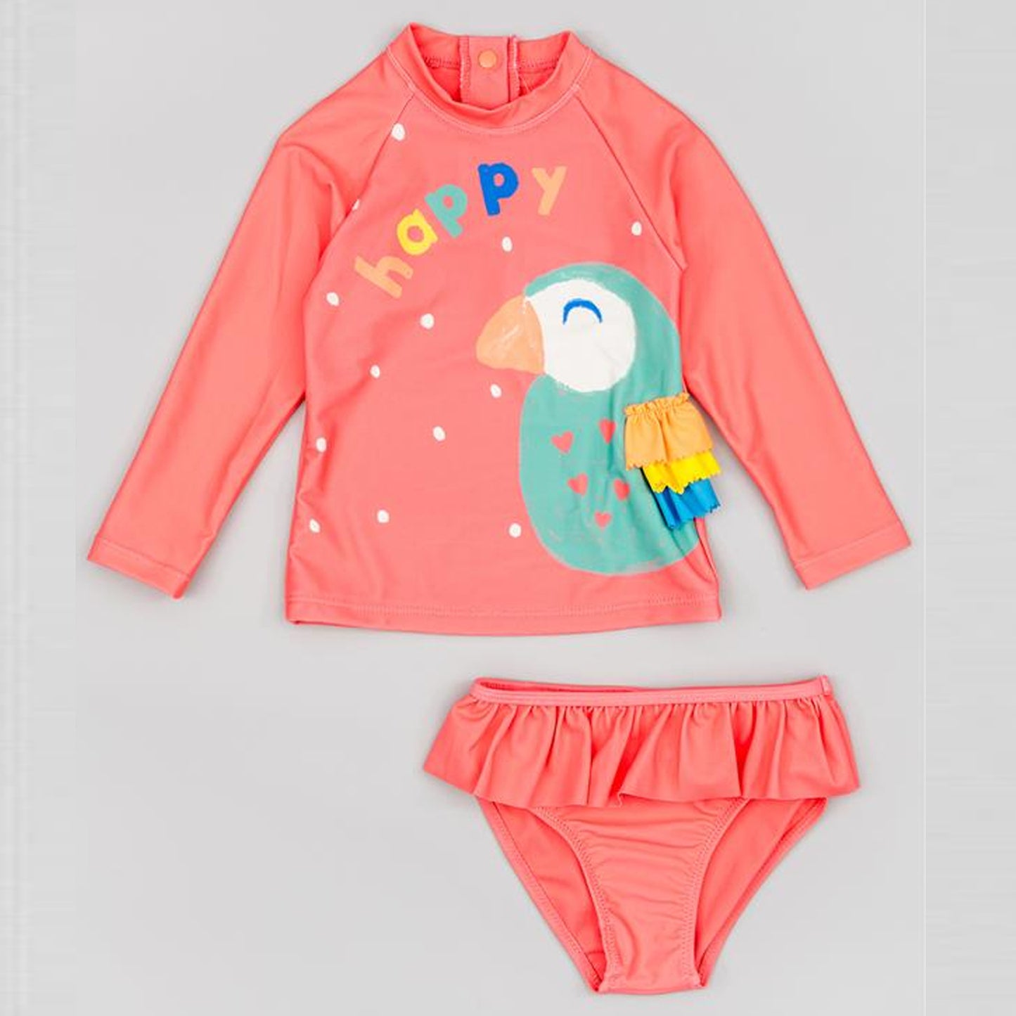 Vestido de Baño Zippy Loro Naranja