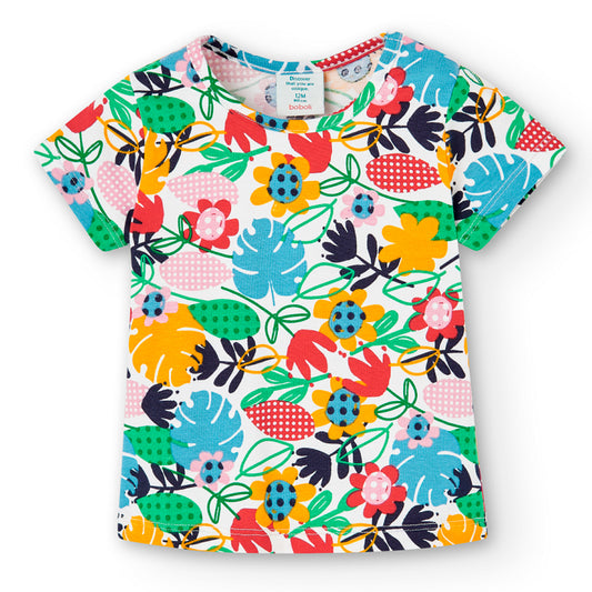 Camiseta Boboli Estampado Flores