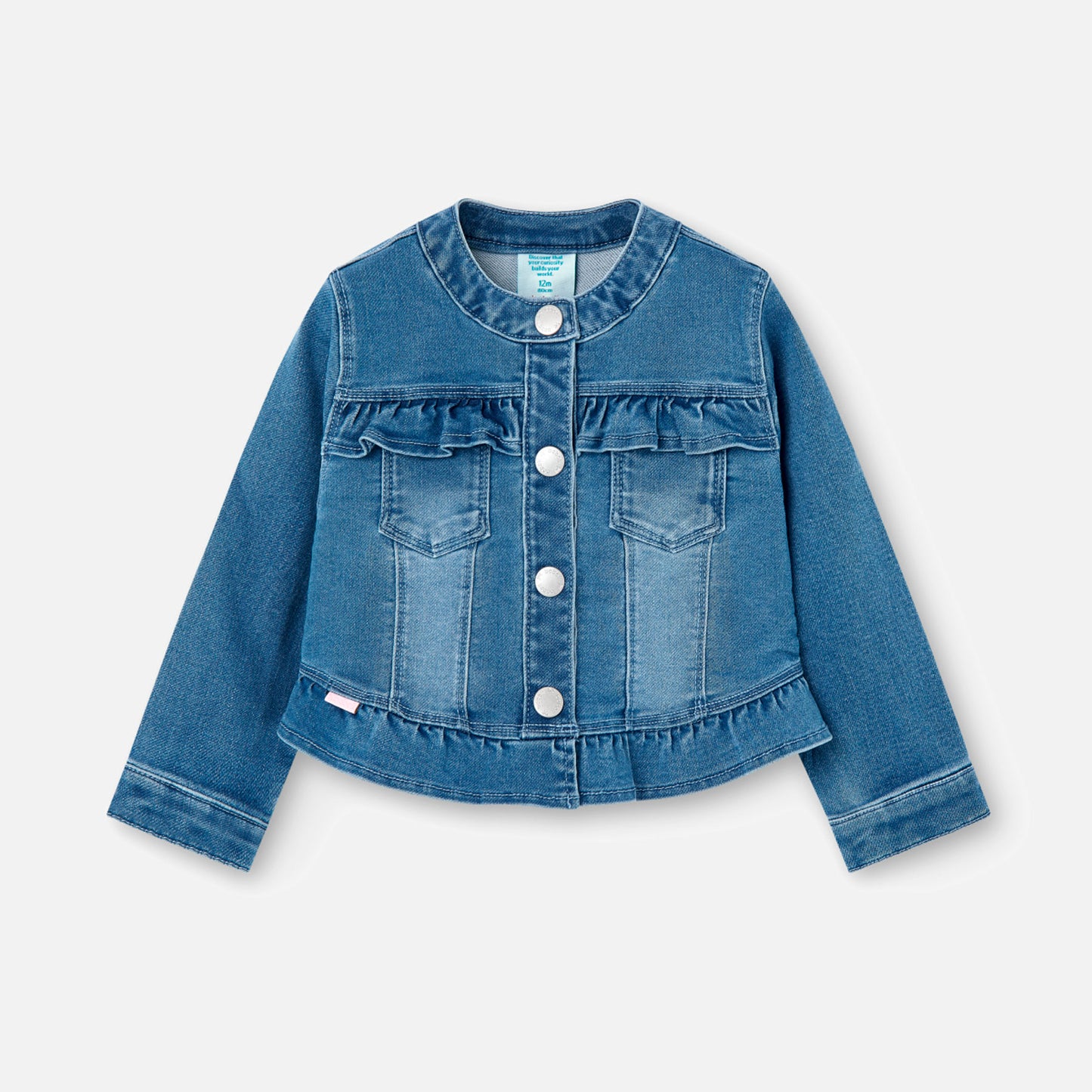 Chaqueta Boboli Denim Bleach Pop