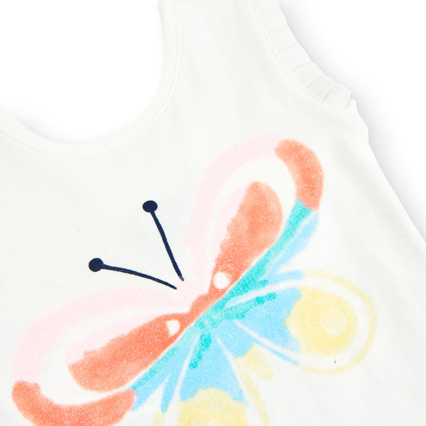 Camiseta Plisada Mariposa