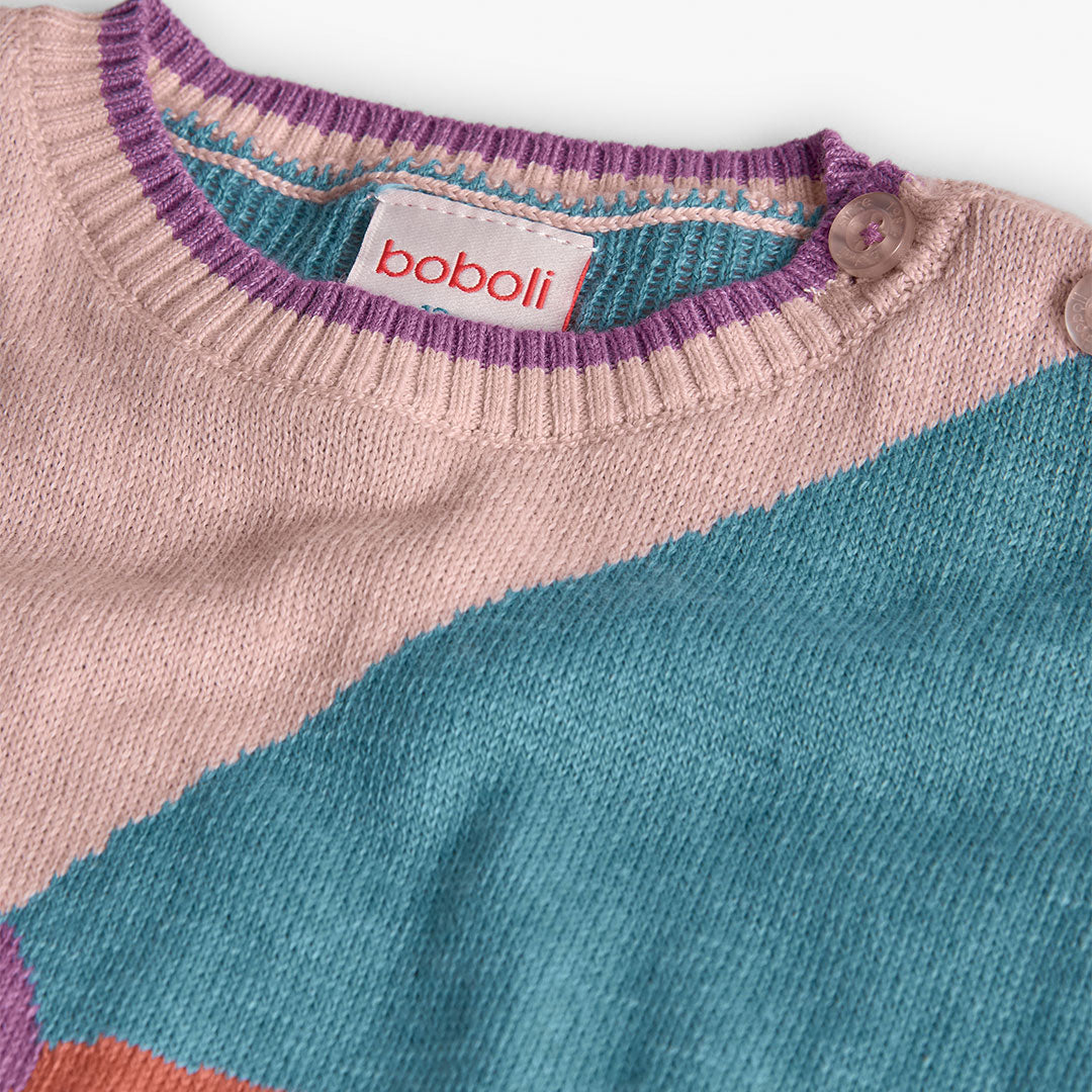 Sweater Tejido Boboli Pétalo Colores
