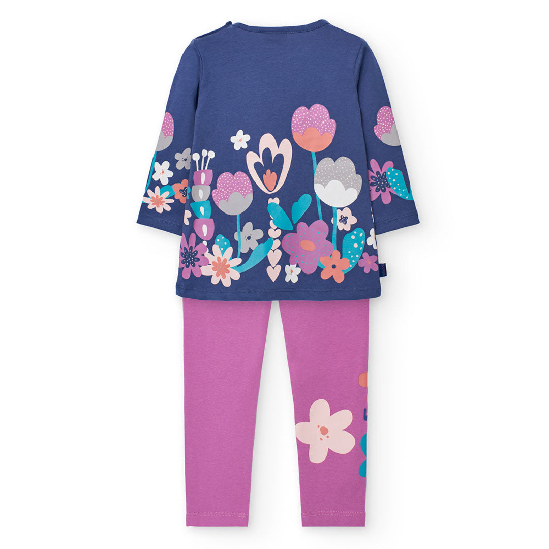 Conjunto Boboli Jardin de Flores  Lila