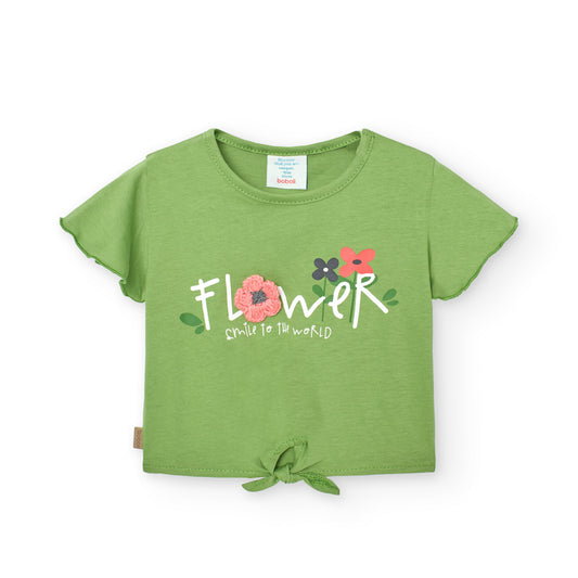 Camiseta con nudo Boboli Greenland Kiwi