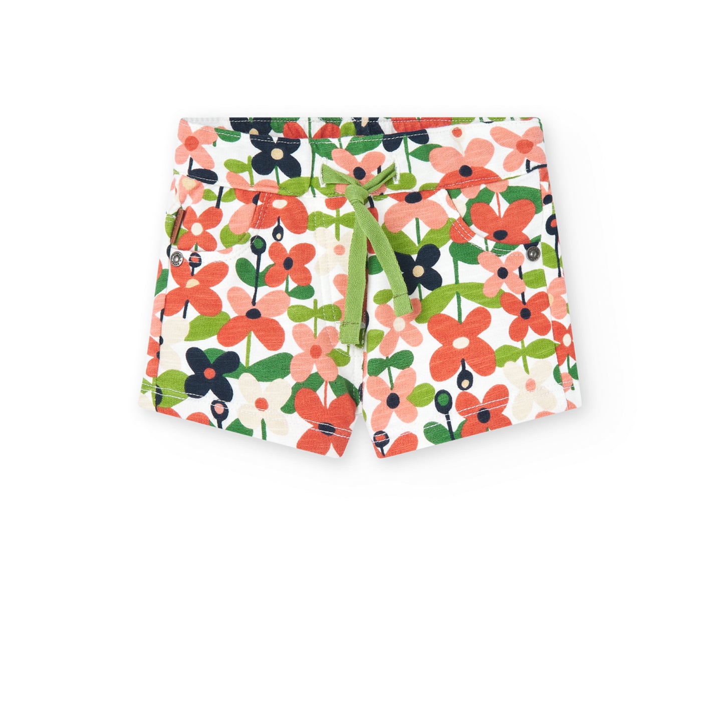 Shorts Boboli Estampado Flores Greenland