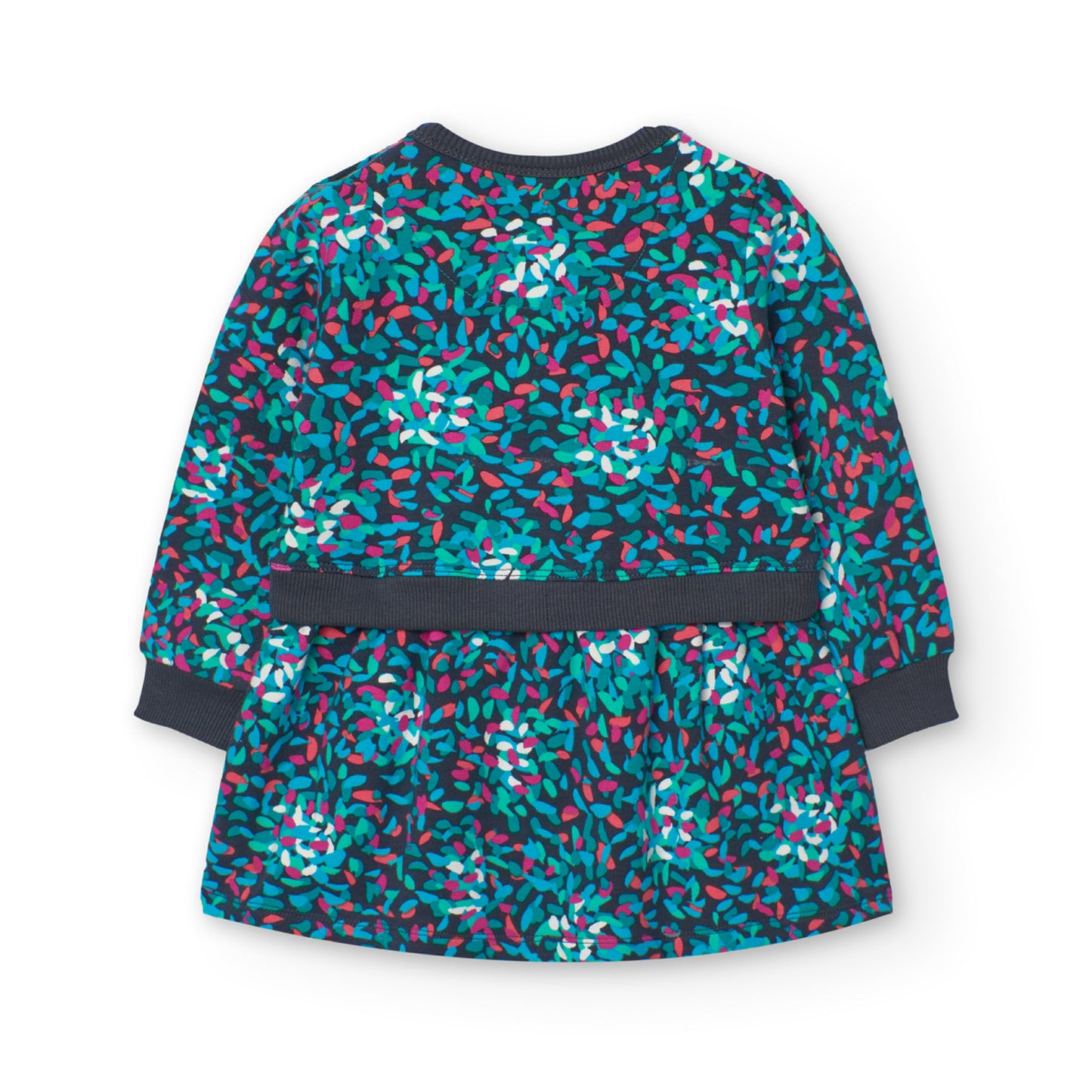 Vestido Boboli Jardin de Flores Turquesa