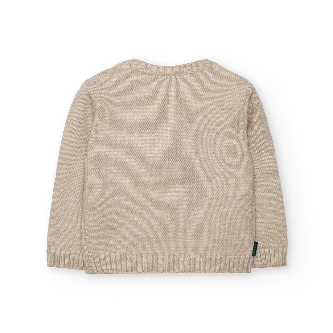 Sweater Tejido Boboli Honguito Beige