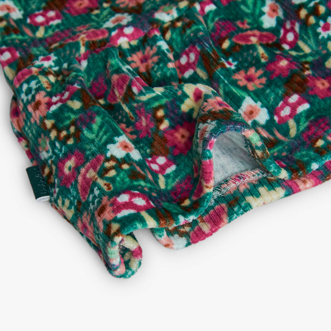 Vestido Pana Boboli Estampado Setas Verde