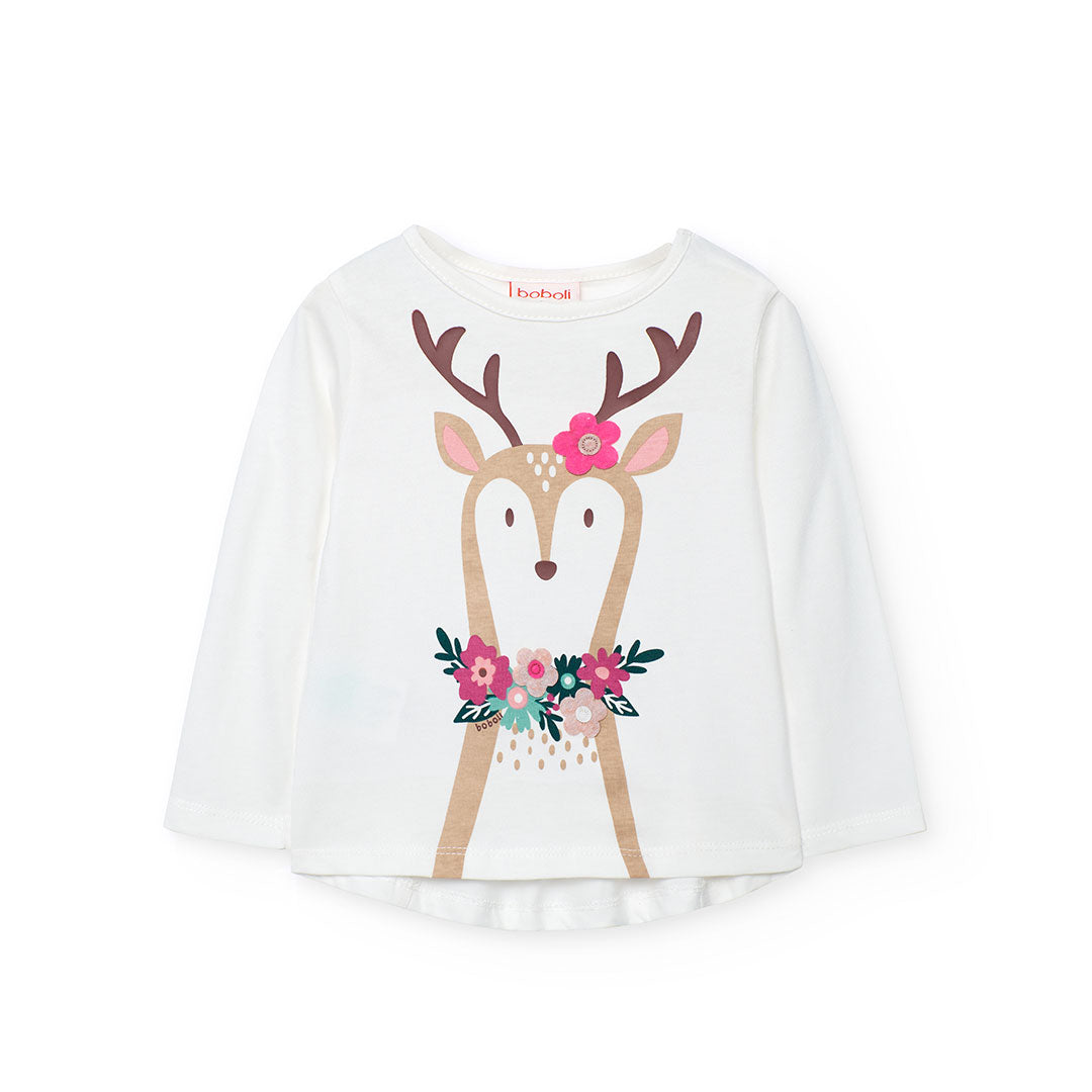 Camiseta ML Boboli Ciervo Blanco