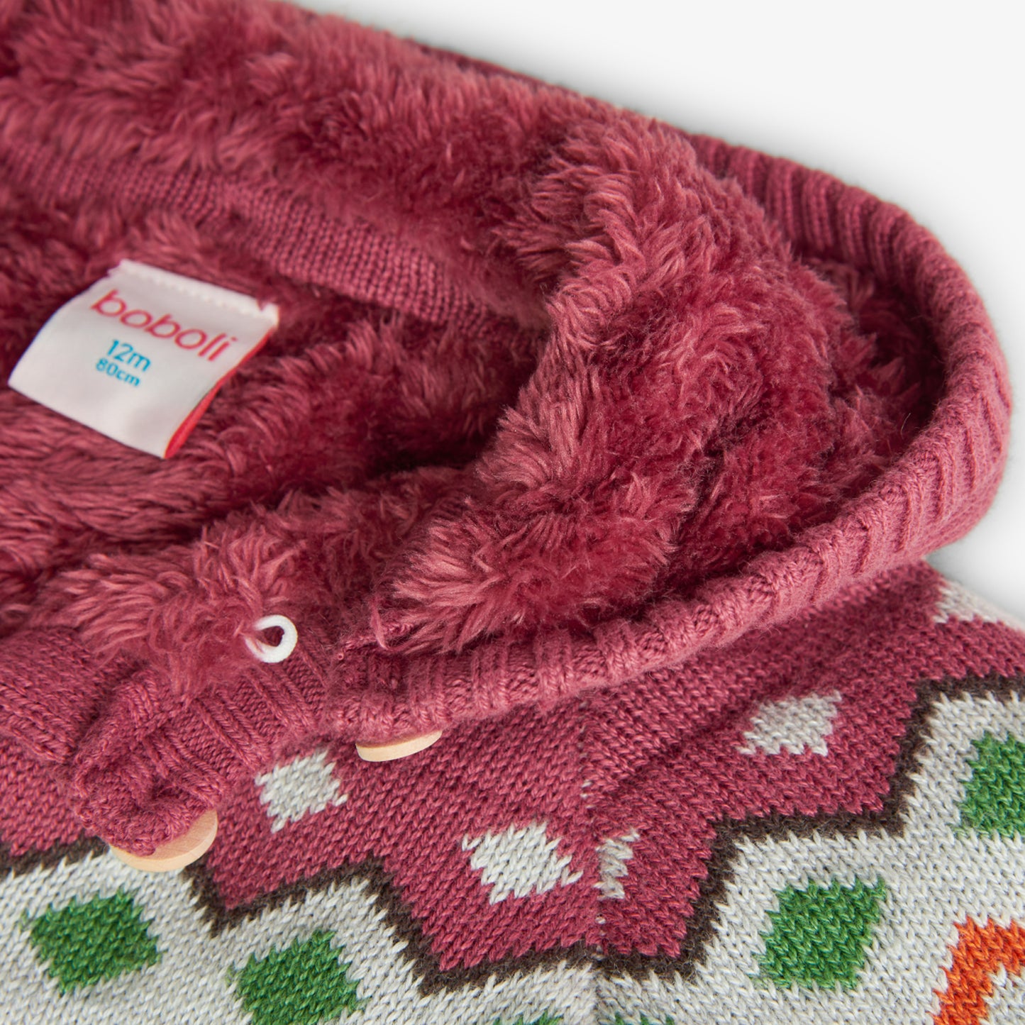 Cardigan Abrigado Boboli Naturaleza Boho