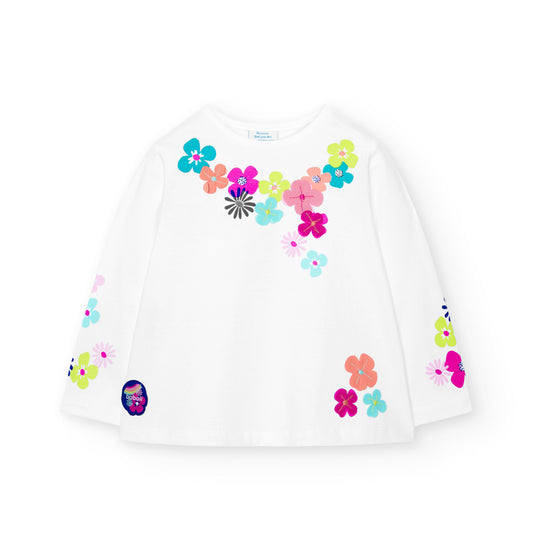 Camiseta Boboli Flores Pop