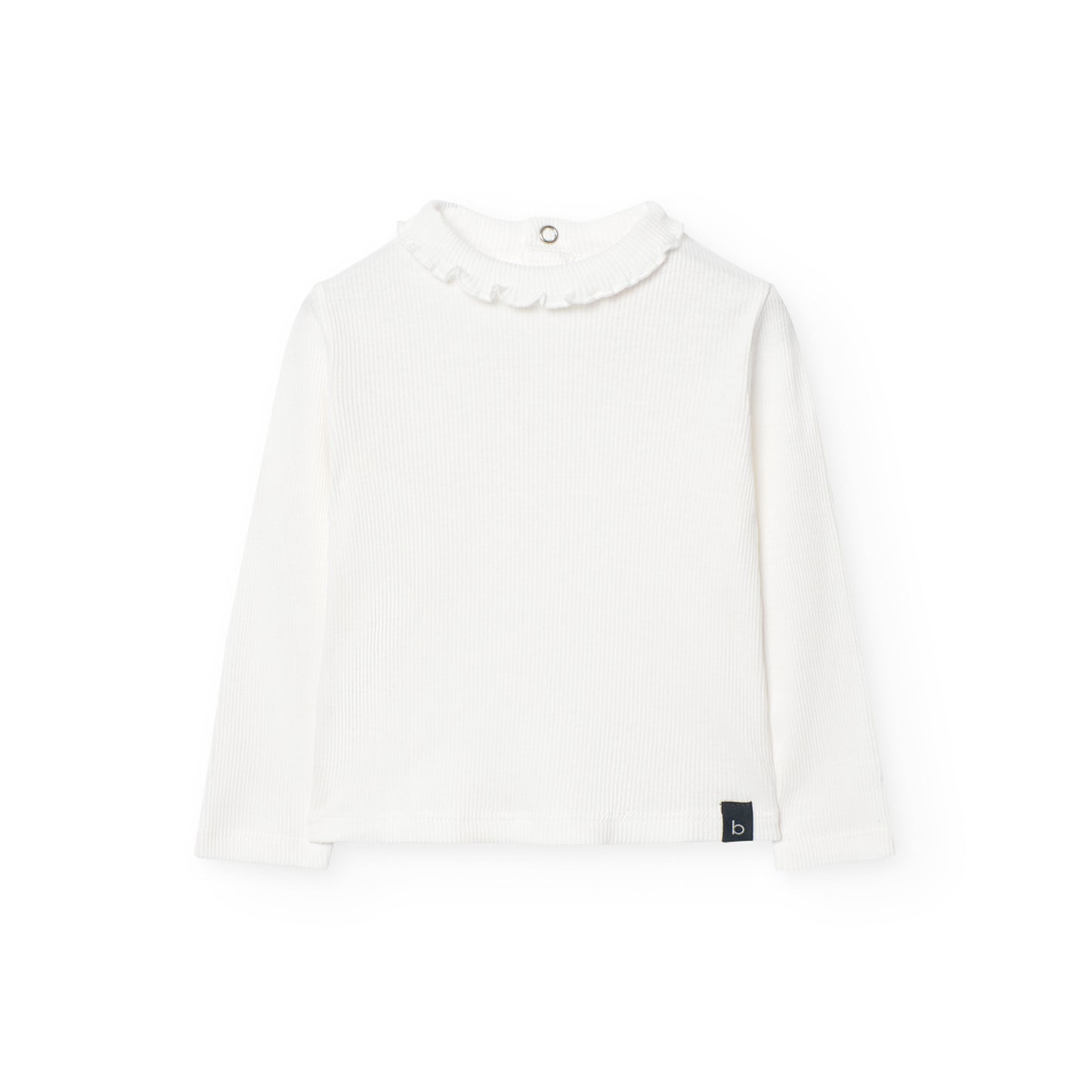 Camiseta ML Cuello Boboli Blanca