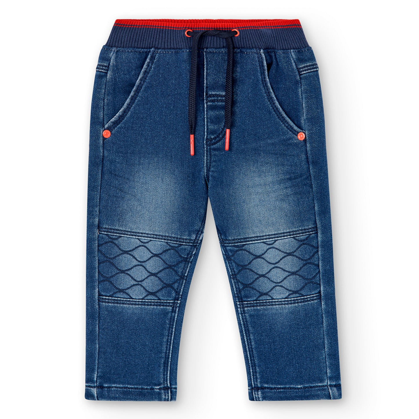 Pantalon Denim Boboli CA Rojo