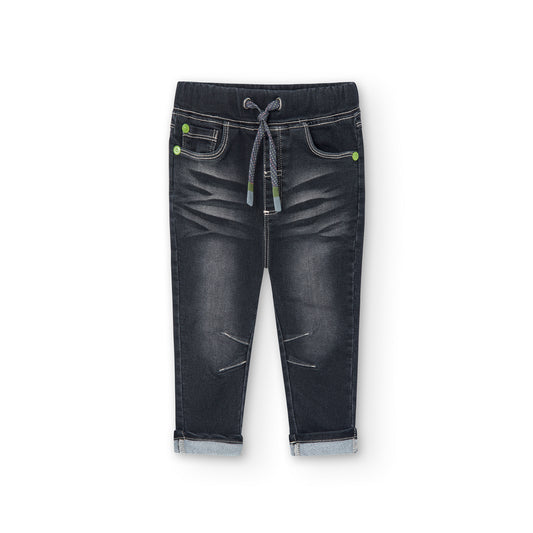 Pantalon Denim Boboli Greenland Negro