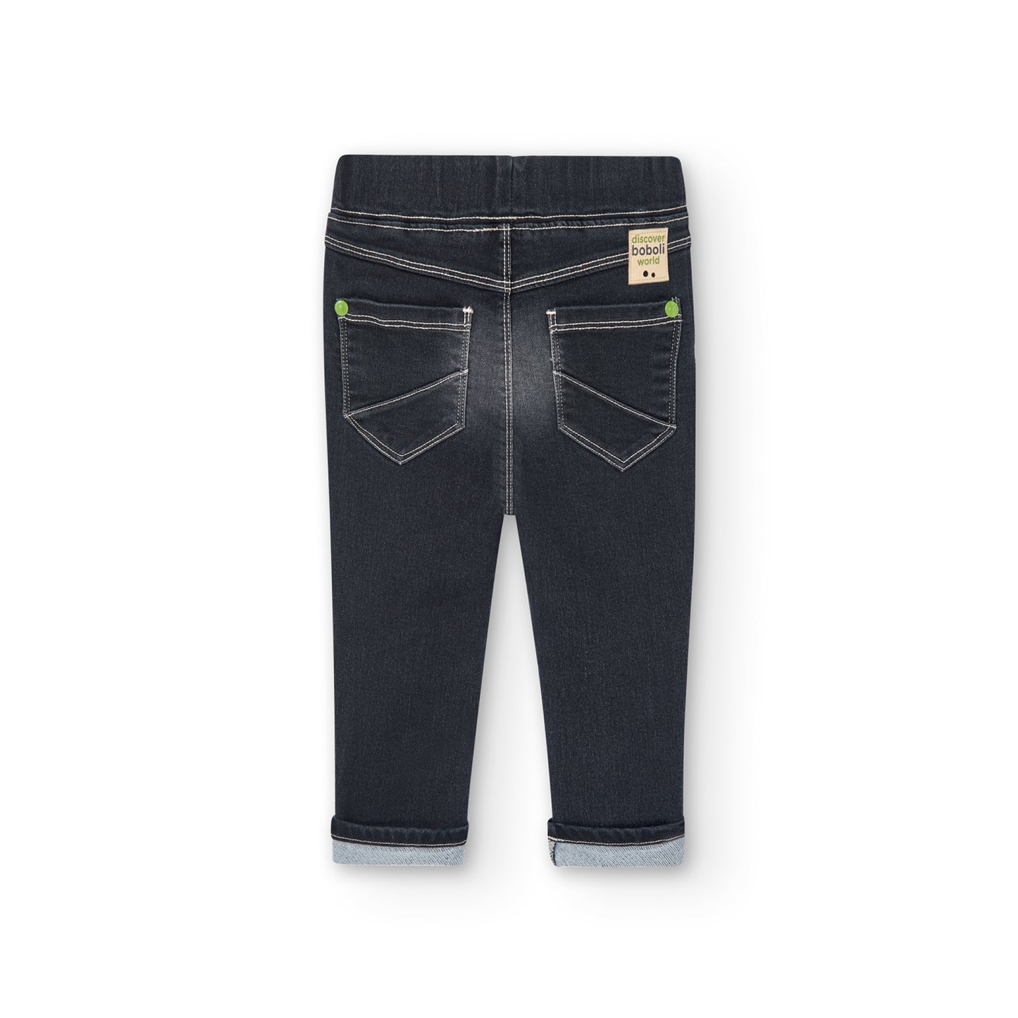 Pantalon Denim Boboli Greenland Negro