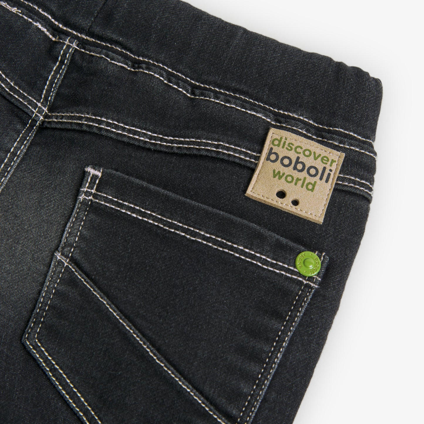 Pantalon Denim Boboli Greenland Negro