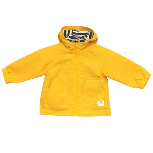 Chaqueta con Capucha Losan Amarillo y Rayas